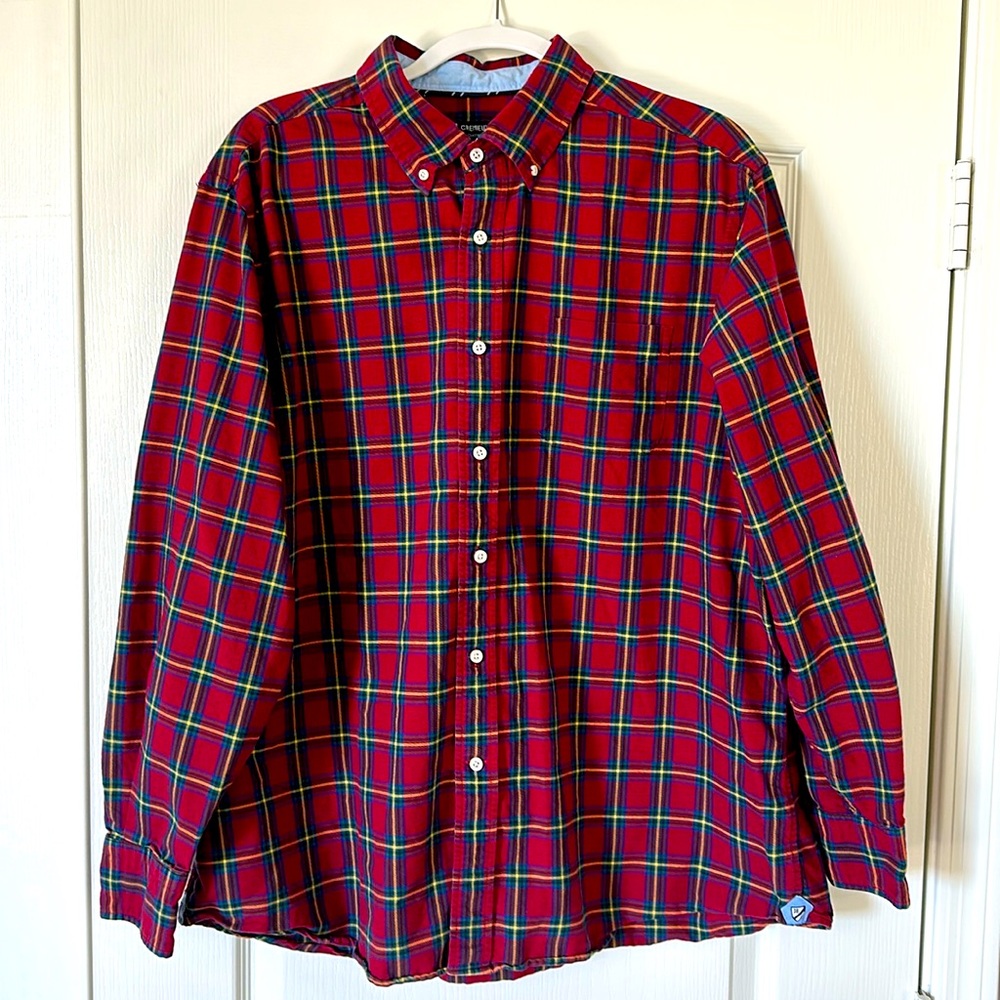 Men’s Cremieux plaid shirt. Size XL. Excellent condition.